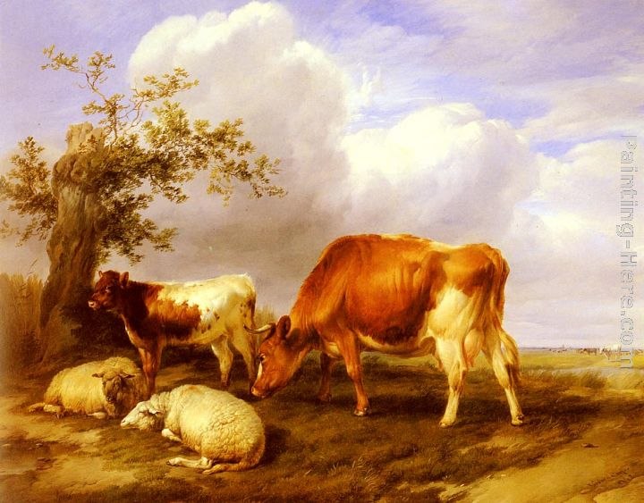 Thomas Sidney Cooper In The Canterbury Meadows